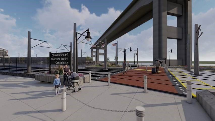 DL&W terminal crosswalk